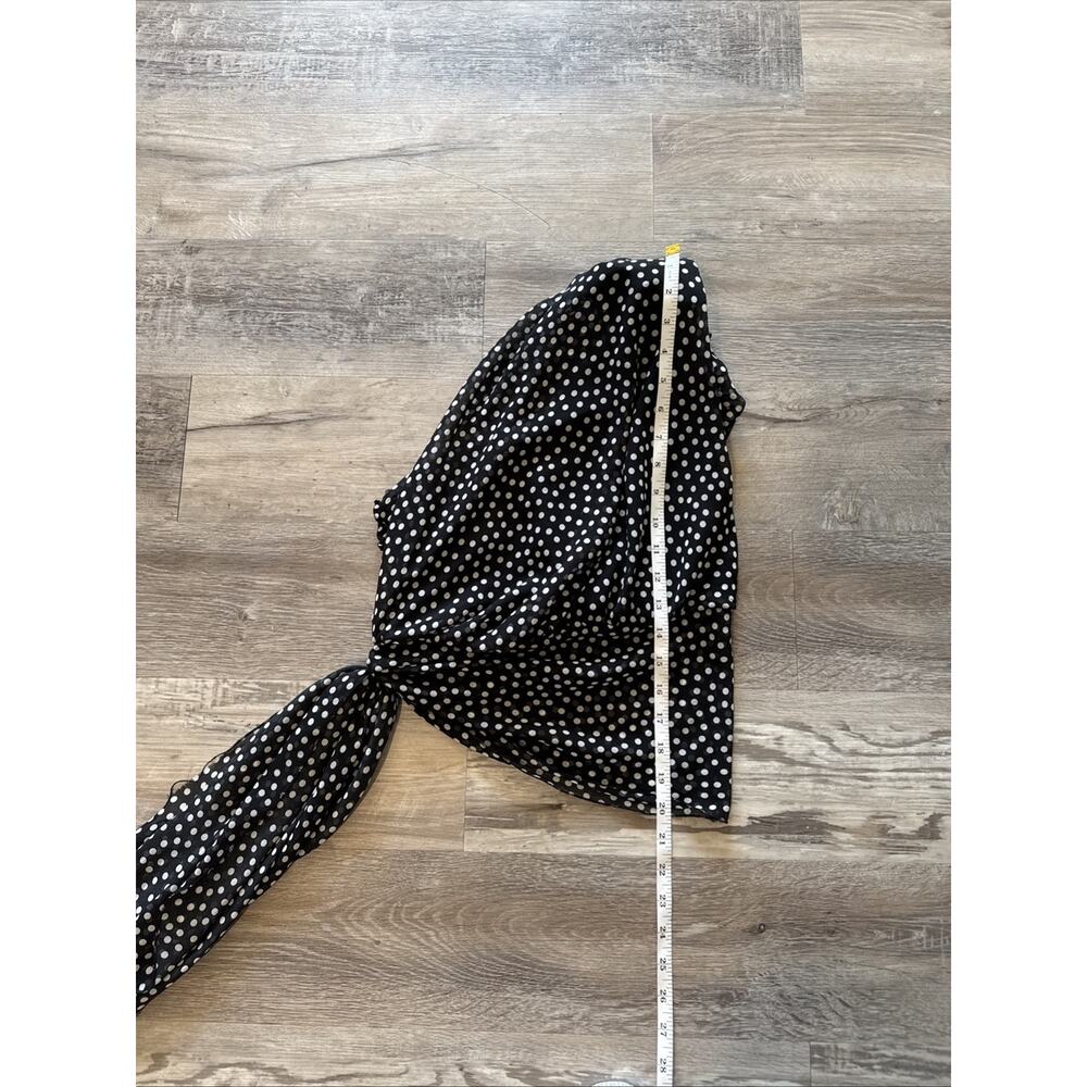 Zara Asymmetric Polka Top Size Xs Brand New With Tag